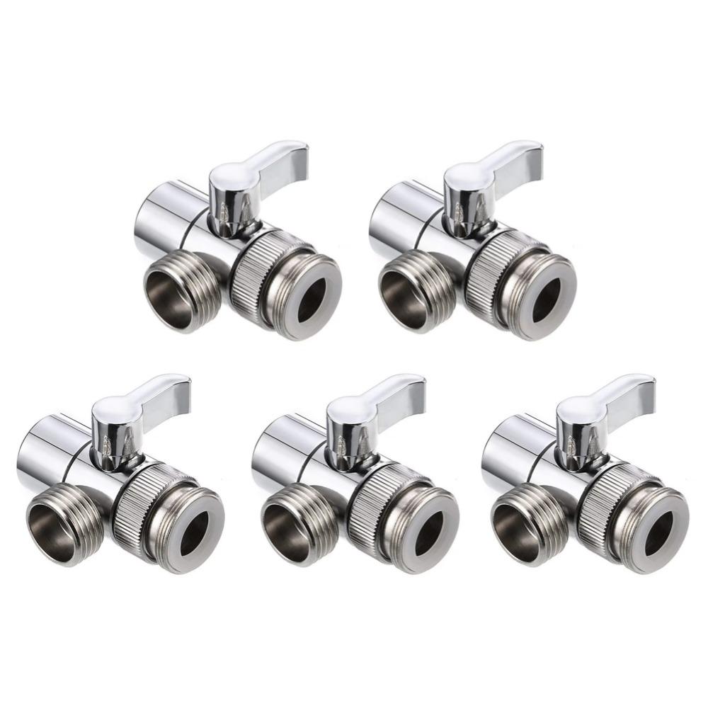 Switch Faucet Adapter Water Tap Connector Sink Splitter Diverter Valve Leak-Proof Faucet Connector for Toilet Bathroom Kitchen