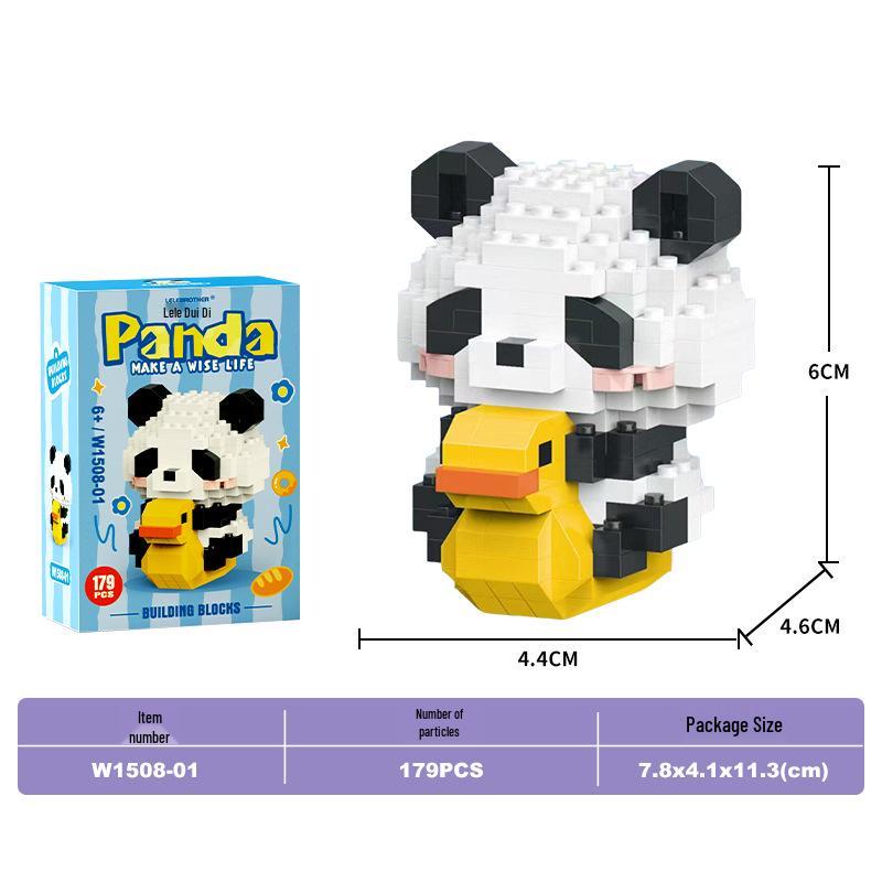 Образовательные строительные блоки Lele Brothers: Грубый тигр, модель животного для детей