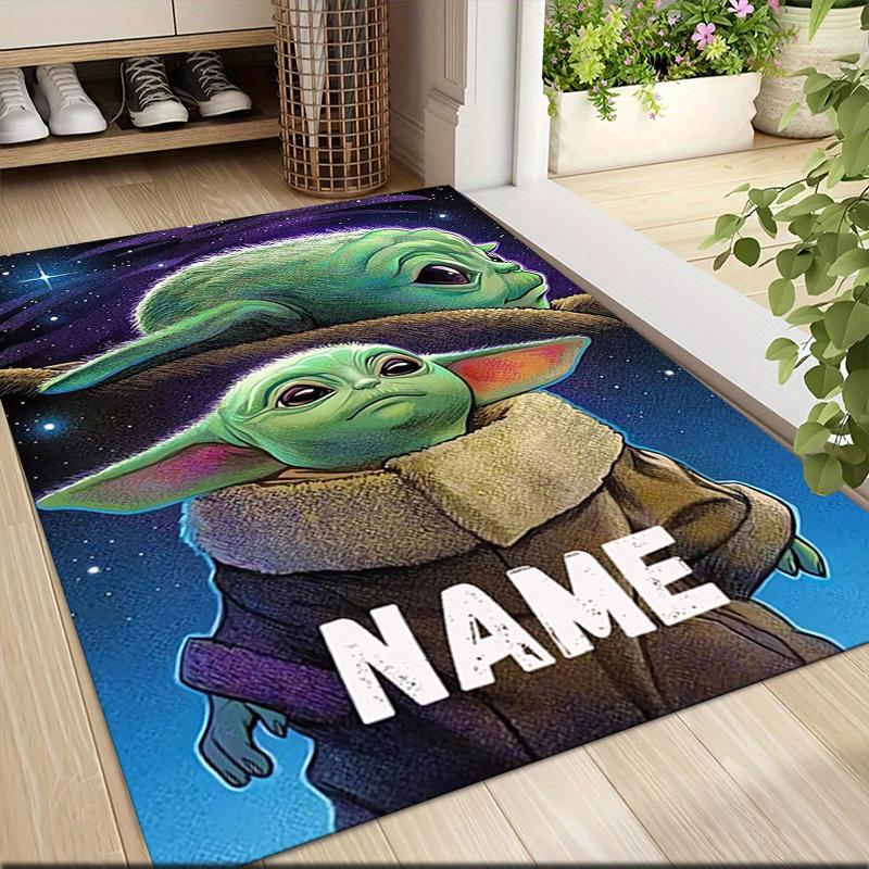 Custom Name Despicable Minions Party Carpet Rug Customizable Soft Washable Anti-Slip Home Living Room Sofa Mats Personalized Rug. 09091
