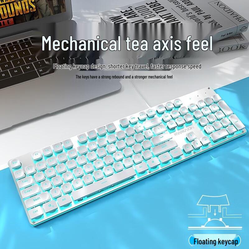 

EWEADN Silent Multi-Mode Keyboard Mouse Headset Combo