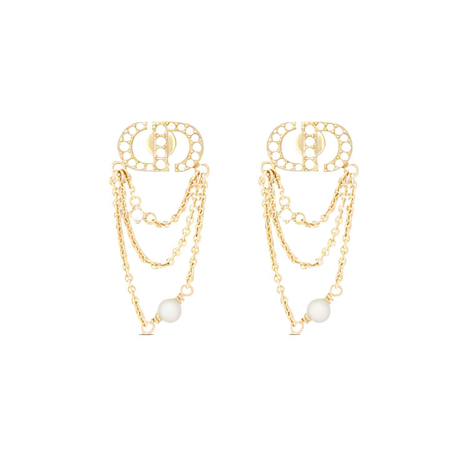 

Dior Logo Design Metal Resin Pearl Crystal Earrings Women earrings Gold E3093WOMCYD03S F,Gold-Box/Dust Bag Random Shipment
