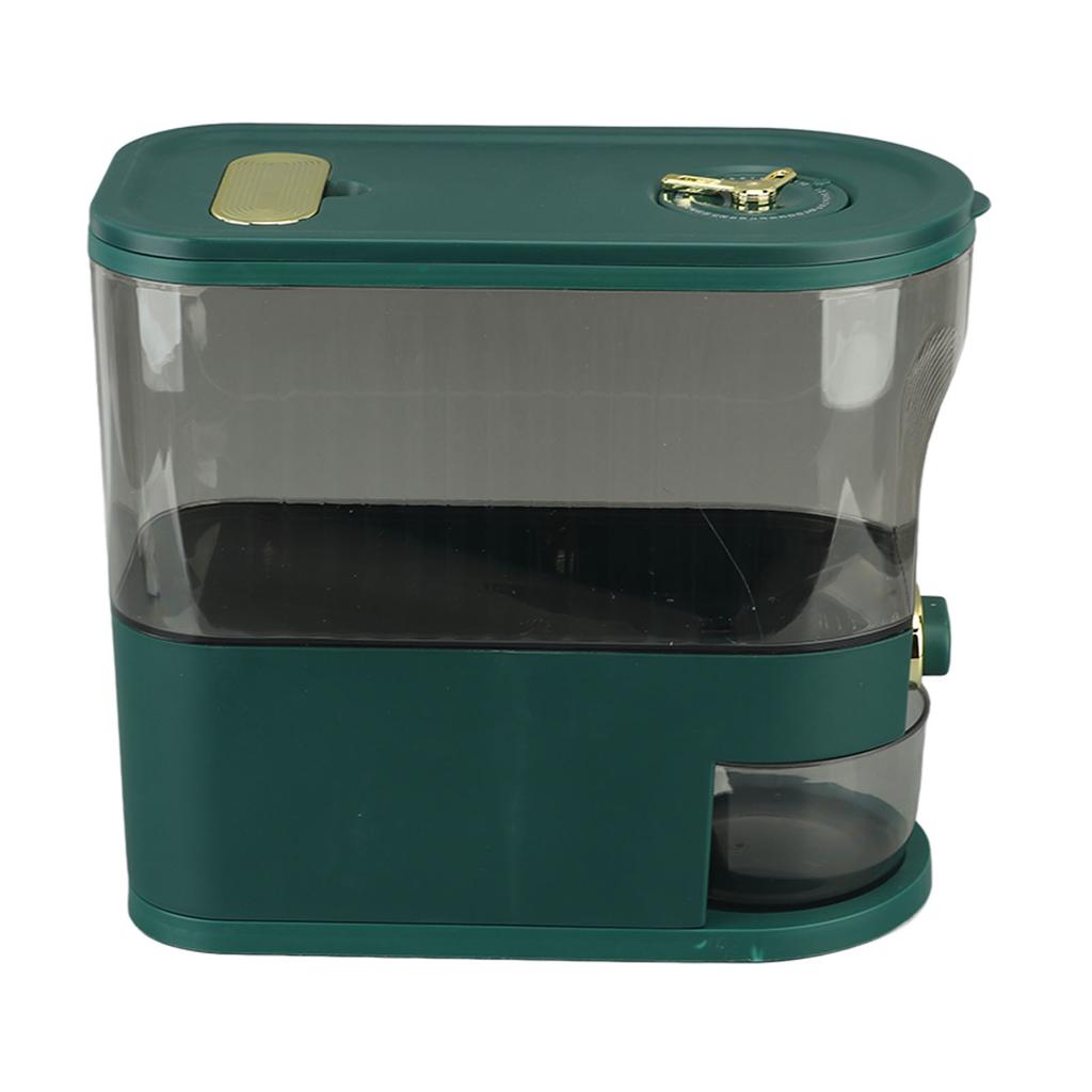 Rice Dispenser PET PP Sealed Grain Bucket Dry Food Storage Container with Measuring Cup for Kitchen