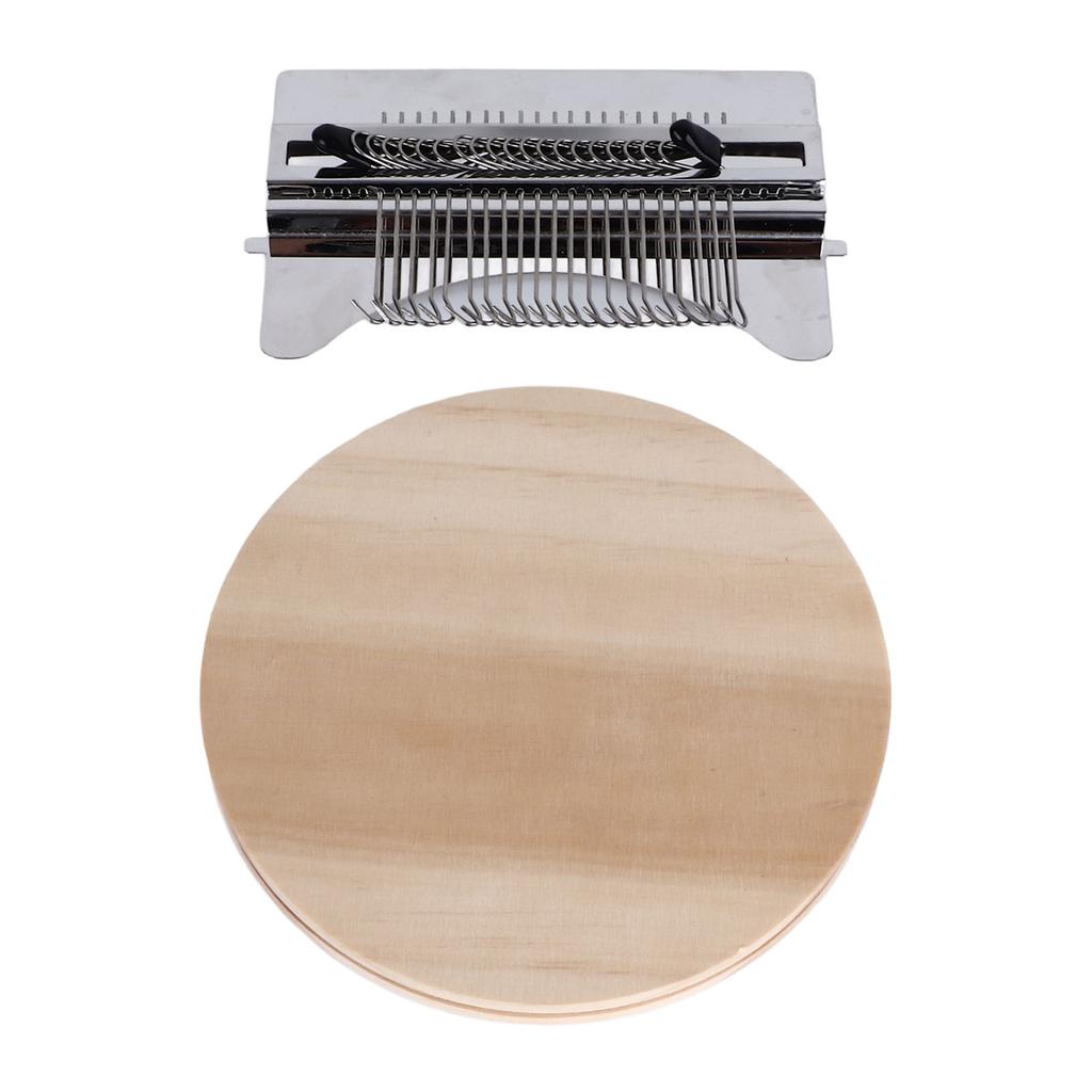 21 Hooks Darning Loom with Needles Household Loom Kit Small Weaving Machine for DIY Handicrafts