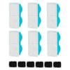 6 Pack Cat Water Fountain Filter with Sponge - Activated Carbon Odor Removing Replacement Cartridge for Pet Drinking Dispenser