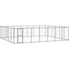 VidaXL Outdoor Dog Kennel Steel 50.82 M²