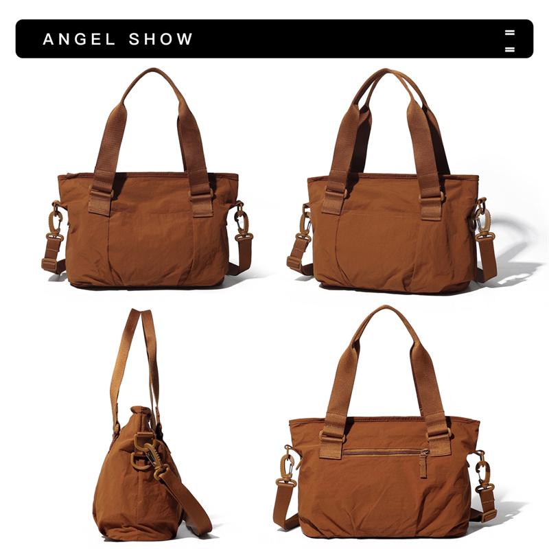 Damen Schultertasche Leichte Umhängetasche Einfarbige Tragetasche