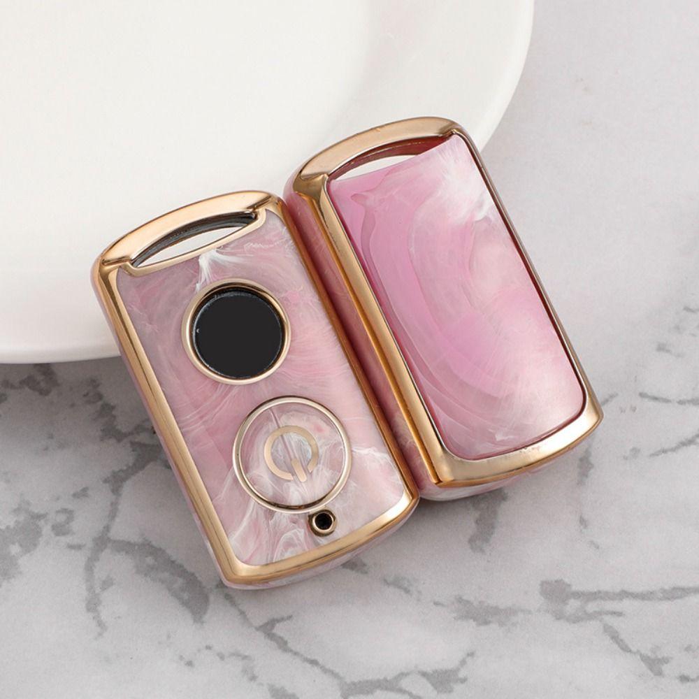 2 Buttons Car Remote Key Fob Cover Anti Bump Motorcycle Key Cover  Car Key Decoration