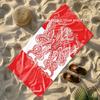 Bohemian Oktopus Strandtuch Gemustert Sonnenschutz Und Winddicht Geeignet Für Schwimmbad Camping Reisen