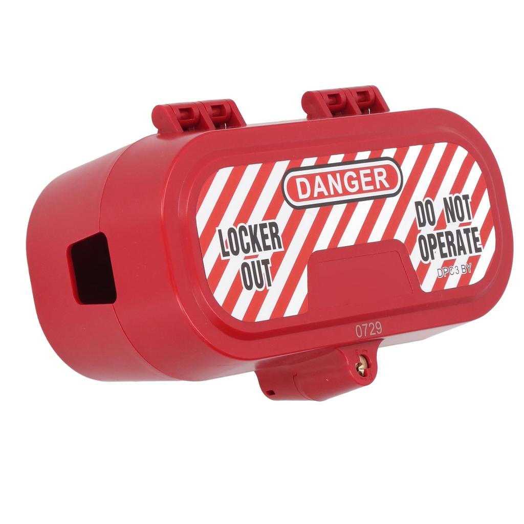 DPC3 Plug Lock Box with Keys and Tags Power Plug Security Lockout Device for Industrial Electrical