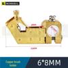 J164 High Copper Carbon Brush for Roller Welding & Cage Making Machine, 32x50x60/70, High Power Four-Wire Brush Pile Driver.