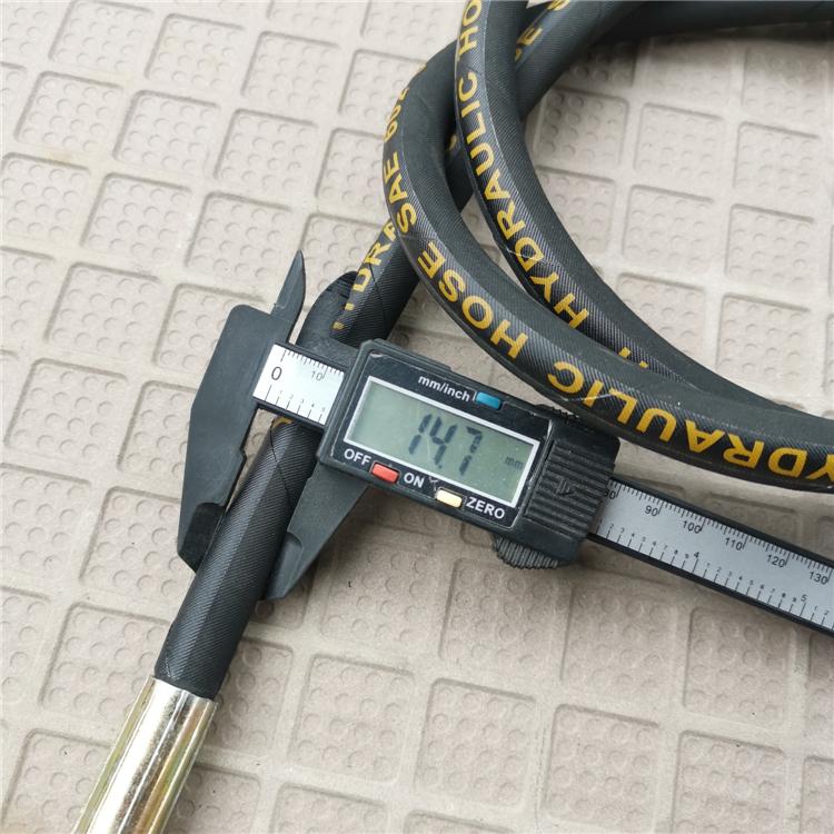 Explosion-Proof Flexible Steel Hose Grease Gun with High-Pressure Extended Nozzle