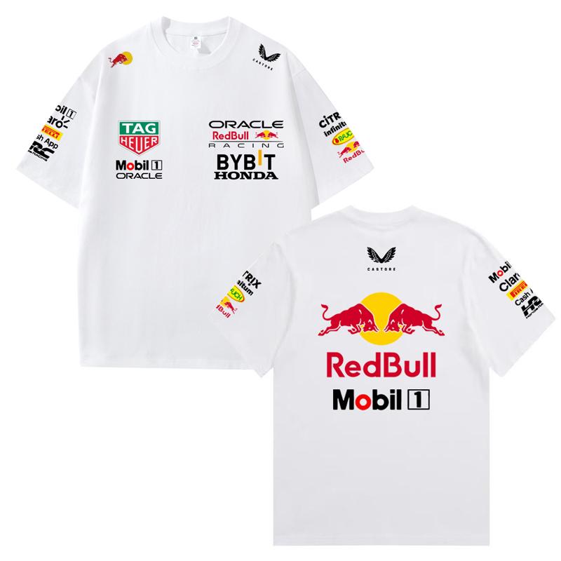 Καλοκαίρι 2026 Φόρμα Αγώνων F1 Red Bull Vestapan Ομάδα Στολή T-shirt Κοντομάνικο T-shirt Στρογγυλή Λαιμόκοψη