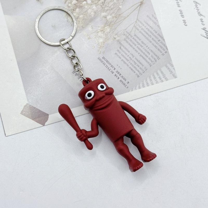 Italian Brainrot Anime Merchandise Keychains Toys Figure Model Dolls Hang The Bags Gifts Abstract Anime Action Figures Key Rings