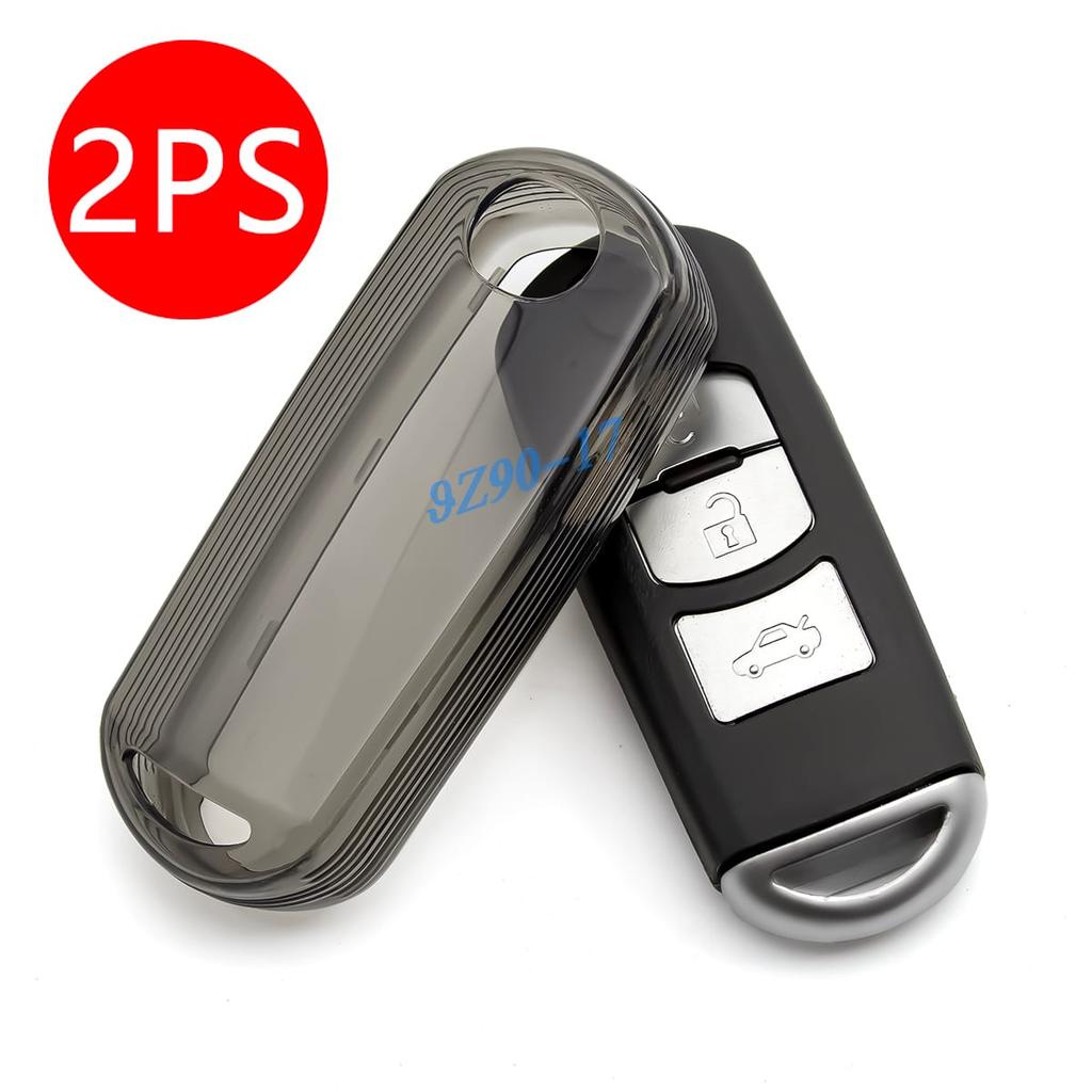 Clear Transparent Black Tpu Car Smart Key Cover Case For Mazda 2 3 6 Cx-3 Cx3 Cx-5 Cx5 Cx-9 Cx9 Mx-5 Mx5 Accessories