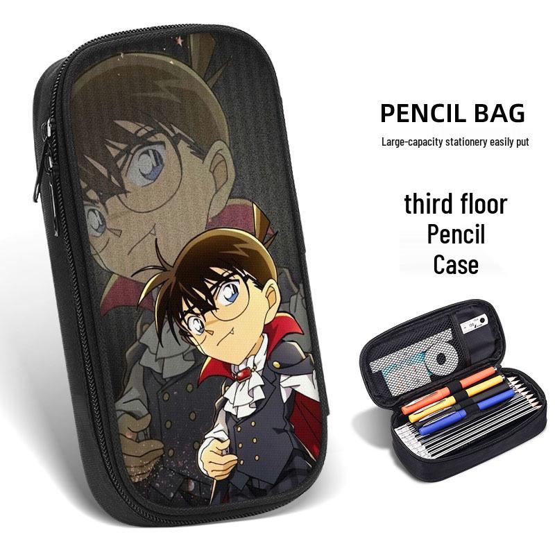 Detektiv Conan Kaito Kid Federmäppchen, Schulbedarf für Kinder, Jungen & Mädchen