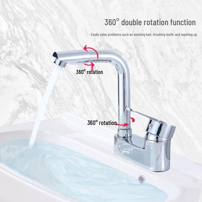 Bathroom Sink Hot & Cold Mixer Faucet