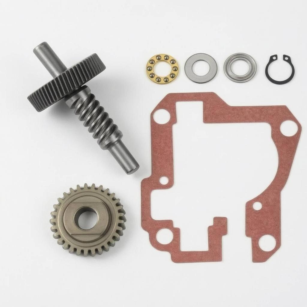 Helical Gear Shaft Assembly Bearing Stand Mixer Gasket