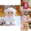 Adorable Sheep Frog Bunny Plush Doll With Short Plush Material For Gift Giving And Play