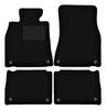 Czarne welurowe dywaniki podłogowe do: Lexus LS III sedan (2000-2006)