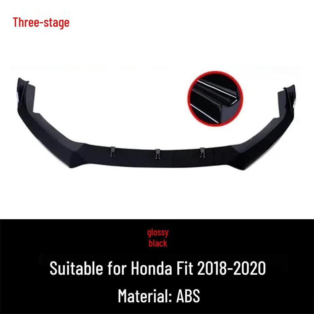 Honda Fit 2018-2020 Front Lip: Three-Section Sport Bumper Modification