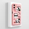 Cute Panda Case For Samsung Galaxy A06 4G 5G Soft Liquid Silicone Phone Bag For Samsung A 06 Back Cover Camera Protection Bumper