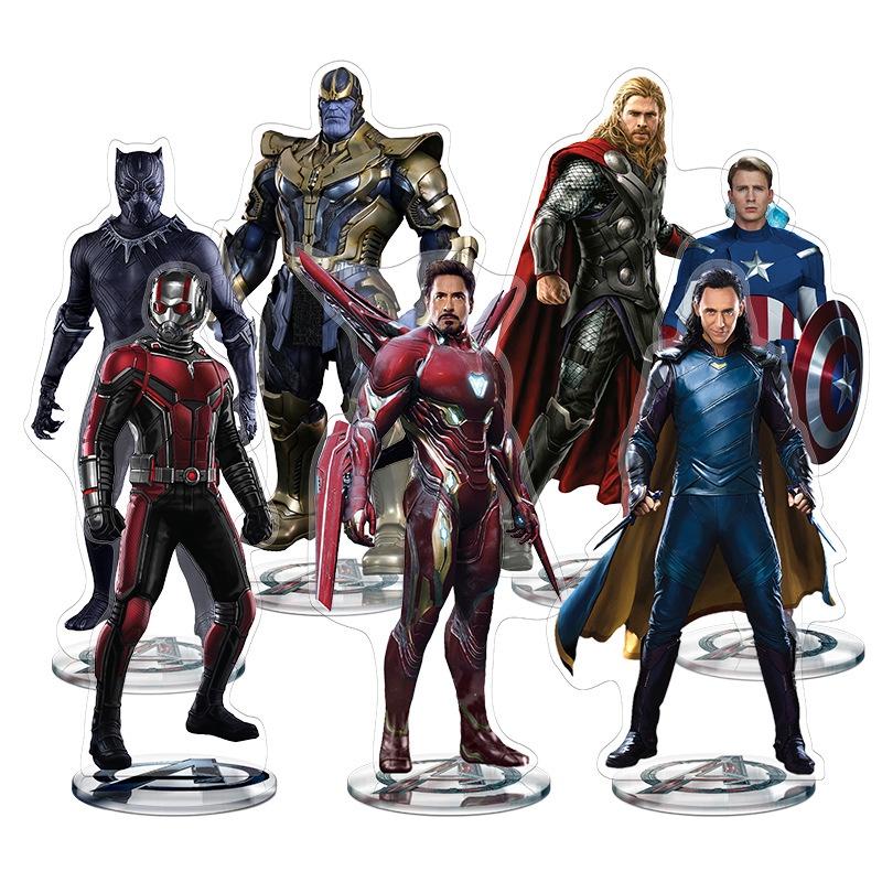 Elegante Avengers Ironman Loki Thanos Doctor Strange Black Panther Acryl Standaard Cadeau