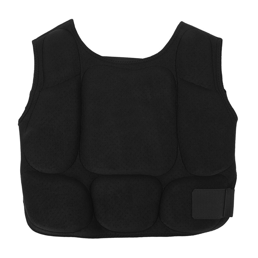 Taekwondo Chest Protector Thickened EVA Liner Shock Absorption Boxing Chest Guard Protection Vest XL
