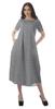 Moomaya Printed Sun Dresses Women Short Sleeve Cotton Flex Party Dress