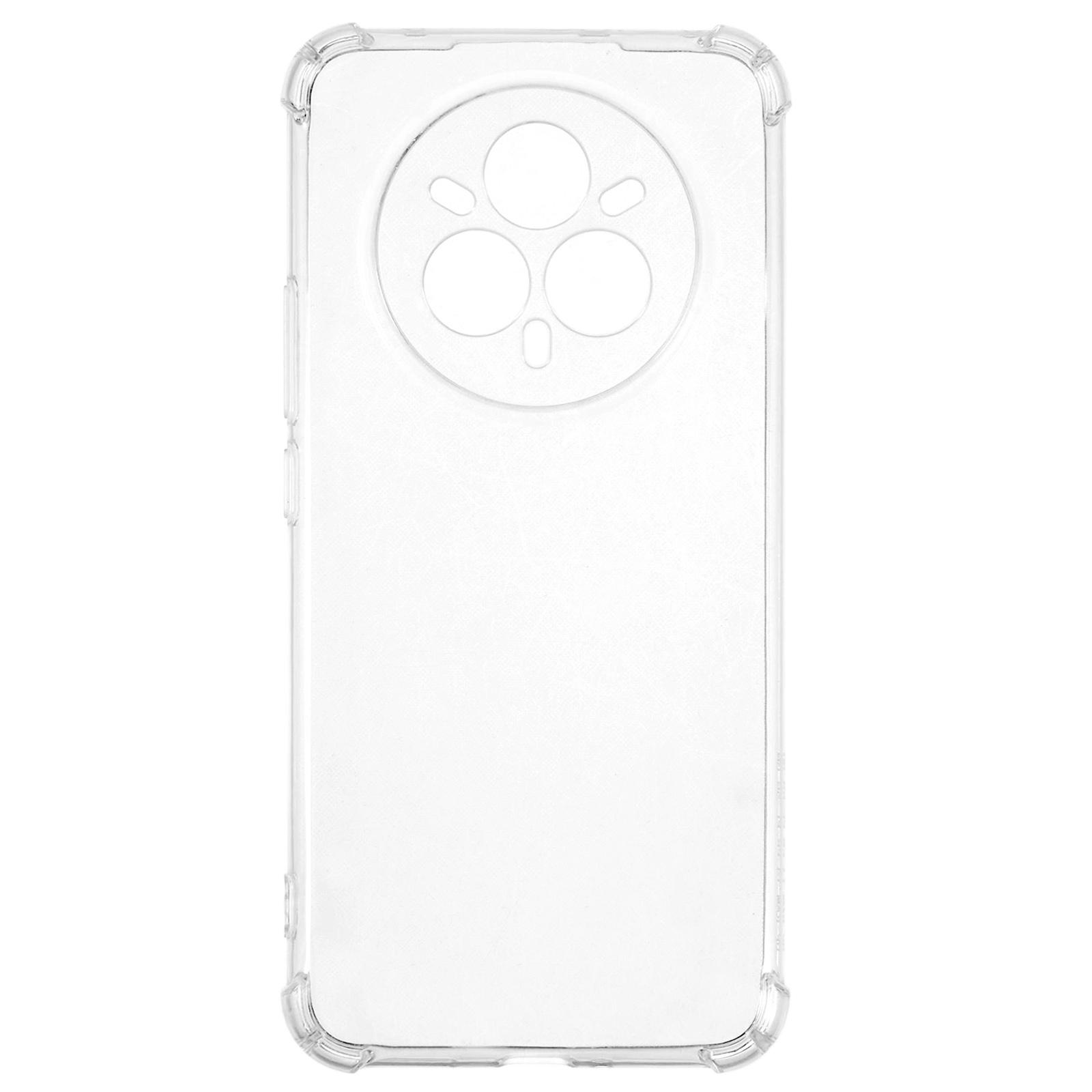 

For Realme 14 Pro+ 5G Phone Case Reinforced Four Corner Anti-Drop Clear TPU Cover Type A