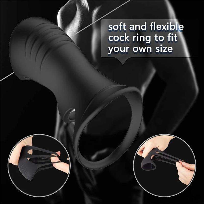 Penis Rings for Men Delay Ejaculation Stronger Erection Toys for Adults 18 Linen Nozzle Cock Ring Sexyshop Sex Toys for Couples
