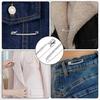 5Pcs Silver Rhinestone Safety Pins Sweater Shawl Clips Women Brooch Pins Jewelry Making Supplies For Clothes Hats Shawl
