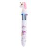 Korean Cartoon Dinosaur & Hippo 10-Color Multifunctional Ballpoint Pen for Students