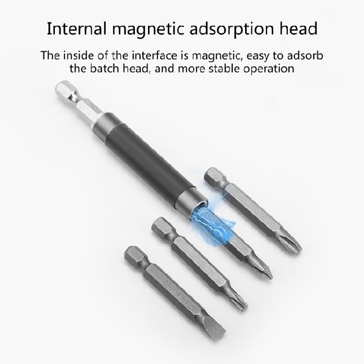 1/4'' Telescopic Magnetic Hex Screwdriver Bit Holder 8000-120mm Extension Rod