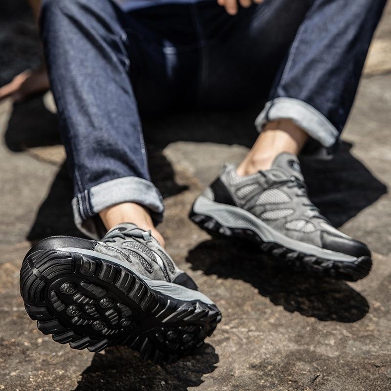 Foreign trade men's shoes new summer mesh breathable thin hollow mesh shoes men's outdoor mountaineering travel sports tide shoes