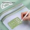 Stationery Storage Bag,Double-Layer Mesh Zipper Bag,Transparent Document Organiser,Large Capacity File Folders For Office
