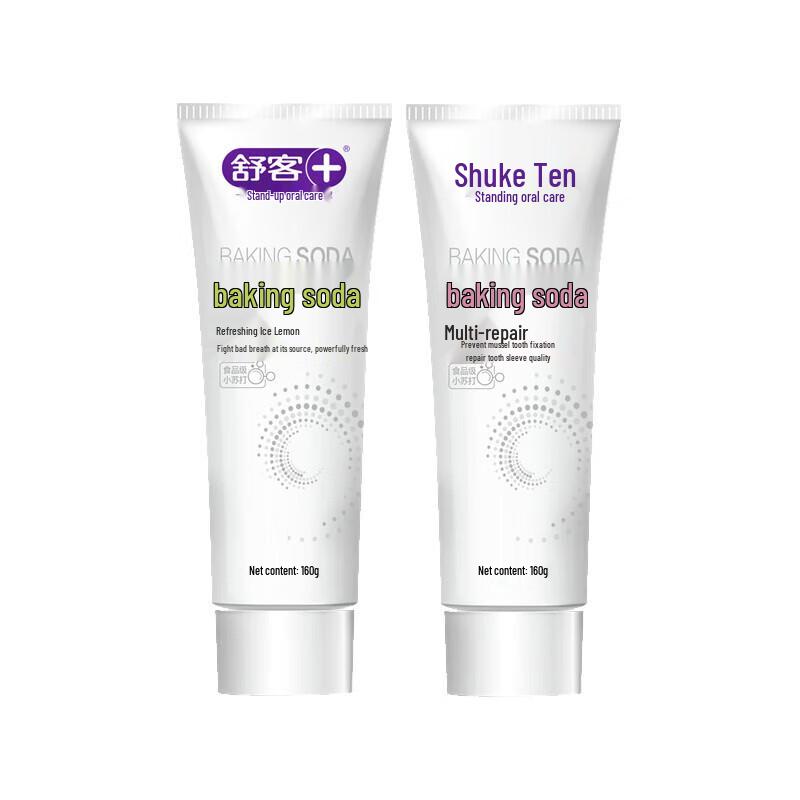

Shuke Baking Soda Toothpaste Set (Icy Lemon & Sensitive Repair)