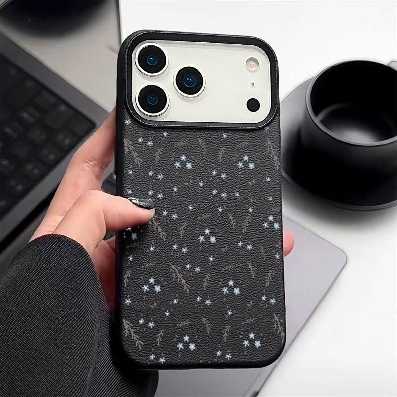 Azure Floral Pattern Flowers TPU Case For iPhone 17 Pro Max Air 16e 15 14 13 Full Protection Soft Silicone TPU Back Cover