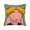 Sailor Moon Kawaii Meme Pillow Case Soft Pillow Cover Vintage Pillowcases For Sofa Home Decoration