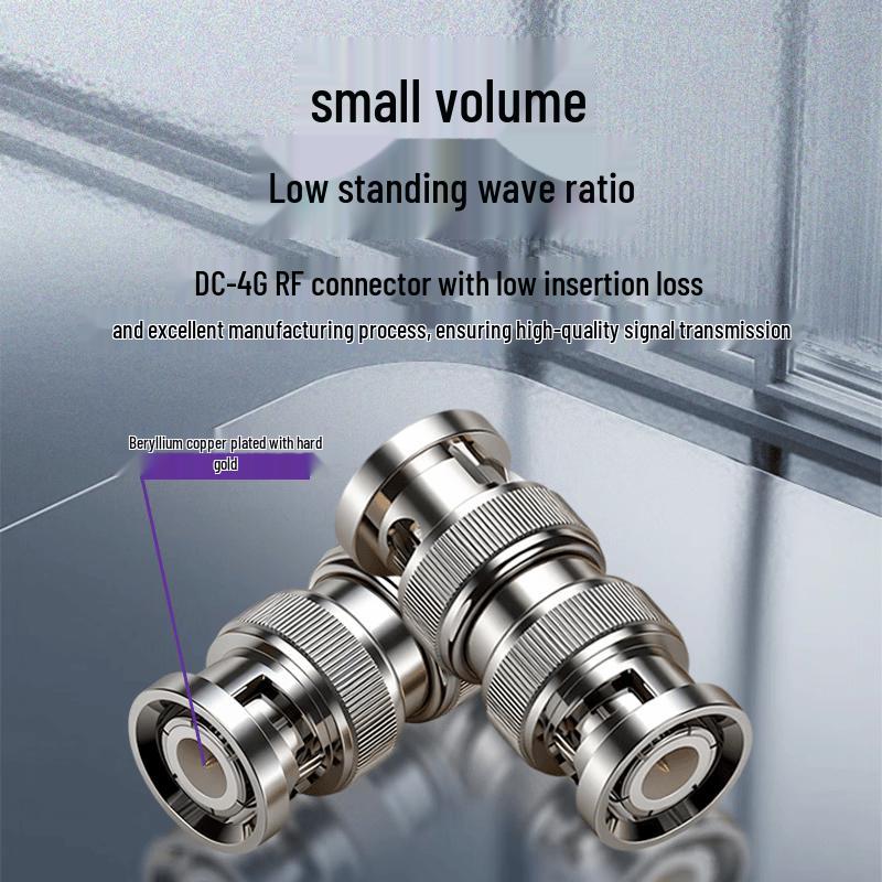 High-Frequency 50 Ohm RF Coaxial Adapters
