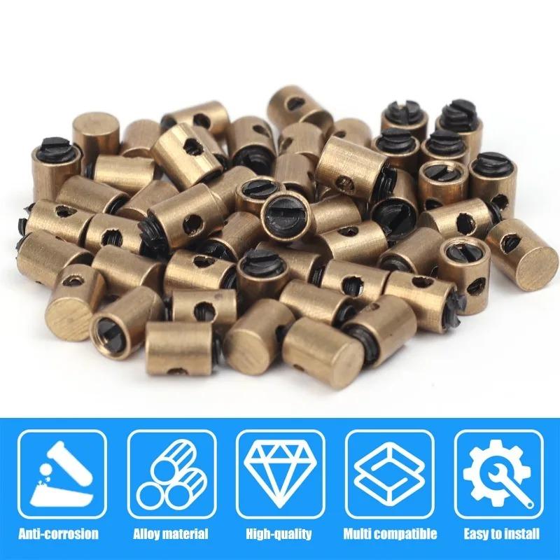 100~10pcs Off-road Motorcycle Throttle Cable Stop Bolt Cable Stop Bolt Pin for 50CC-250CC CRF XR BBR KLX Mini-bike Accessories