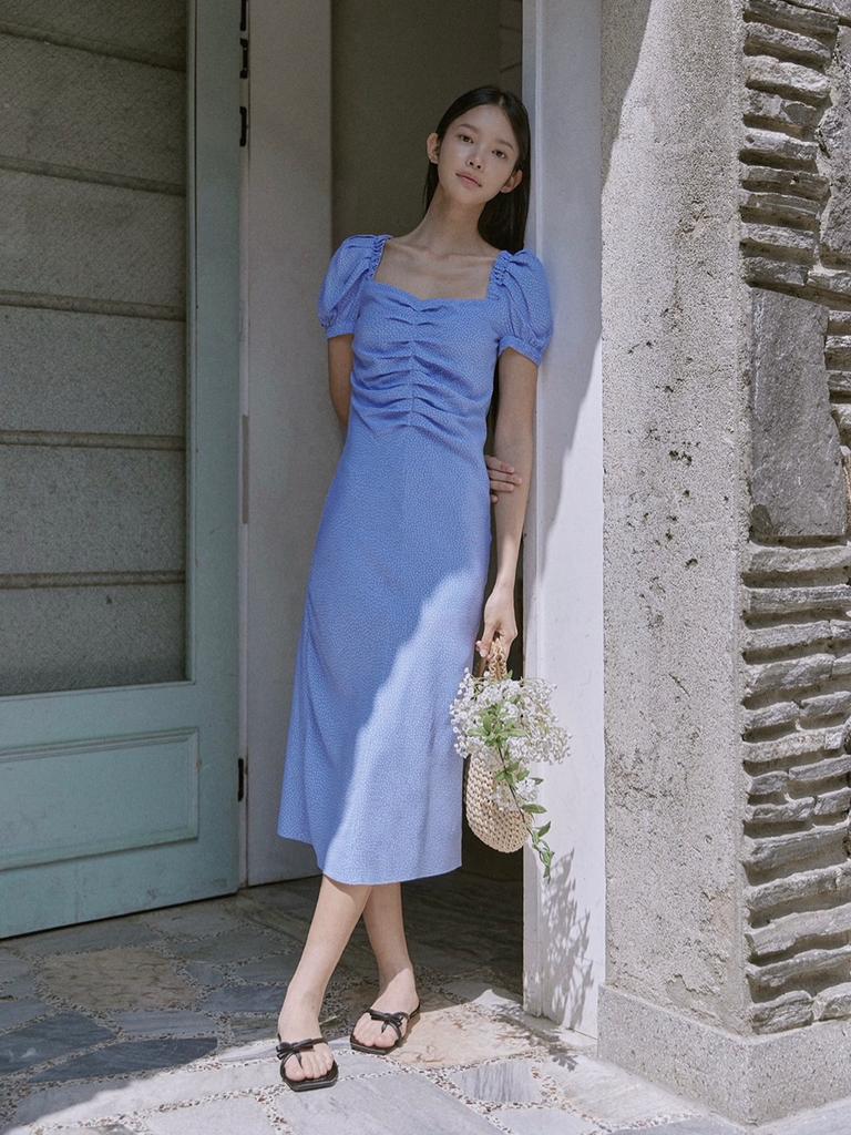 Seumaillingonmi Heart Dot Dress (Blue)