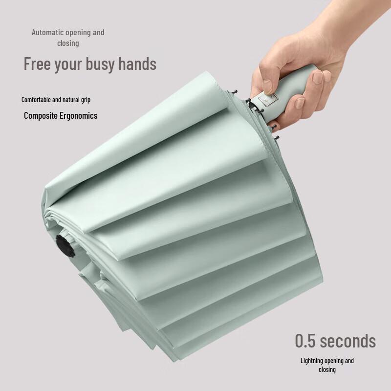 MAYDU M3338 Fully Automatic 3-Fold UV Protection Windproof Umbrella