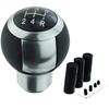 Abfer Car Shift Globe Stick Head Gear Shifter for Automatic and Manual Car Interior Knob, Shape, 5-Speed Replacement, Knob, Vehicles, Universal,