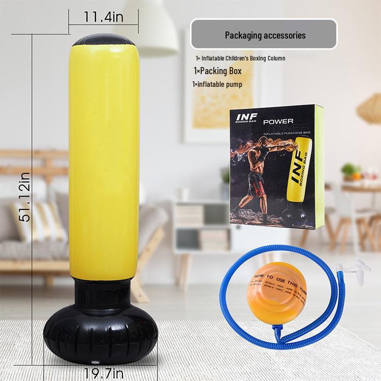 

Adult Inflatable Punching Bag: Boxing Tumbler for Training & Venting 160 cm