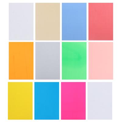 12 Stück Schrumpffolienblätter Bunt DIY Schlüsselanhänger Handgefertigtes Zubehör 14.5x20cm