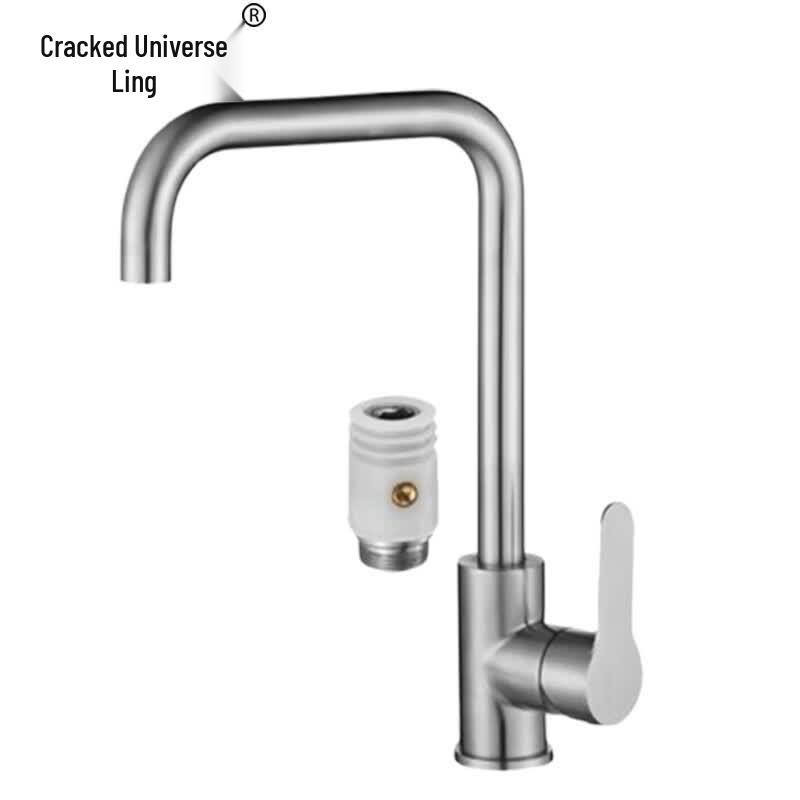 Liyuling Stainless Steel Standing Single Cold Kitchen Faucet