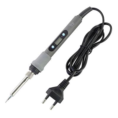 Sumsour 80W Gri Havya 110V / 220V Ayarlanabilir Sıcaklık dijital ekran Elektrikli Lehim Kaynak Demir Tamir Araçları Kiti