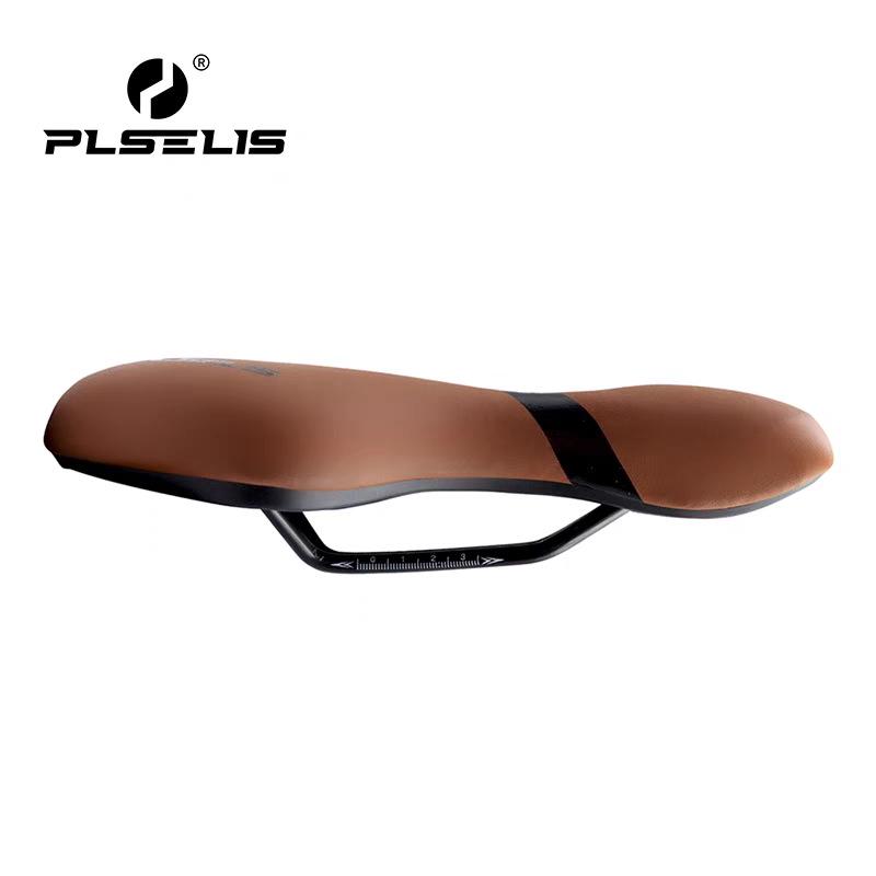 PLSELIS Breathable Non-slip Shock-Absorbing Wide Silicone Bike Saddle