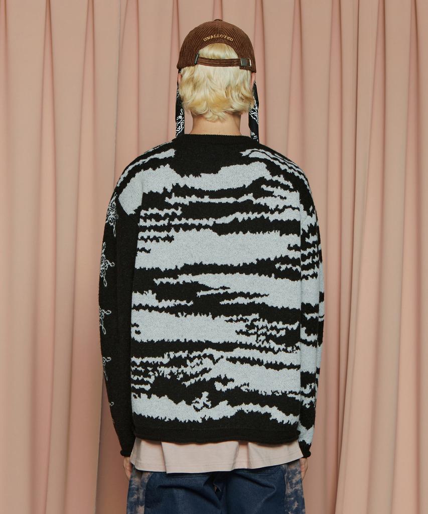 UNALLOYED Note Star Knit / Black