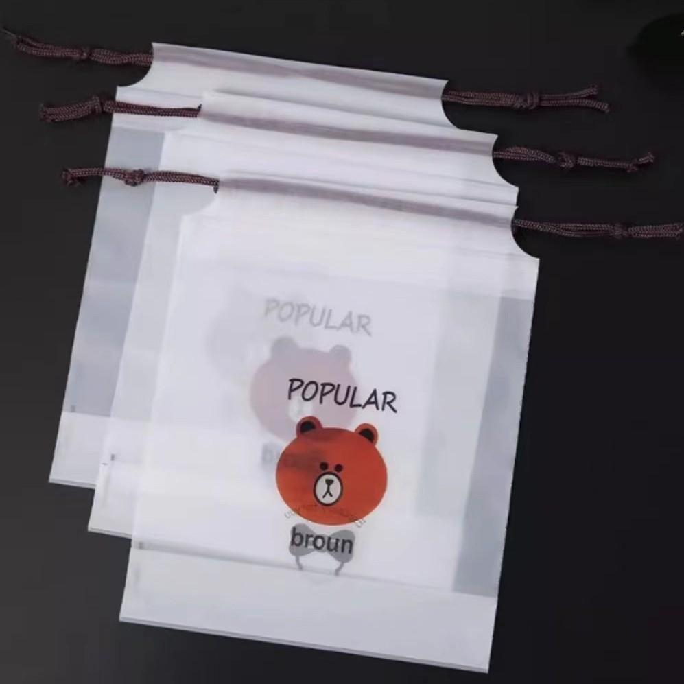 

Мешочек на шнурке «Маленький медвежонок», Хранение полотенец для лица, Нижнее белье, Носки 20*30 1pc